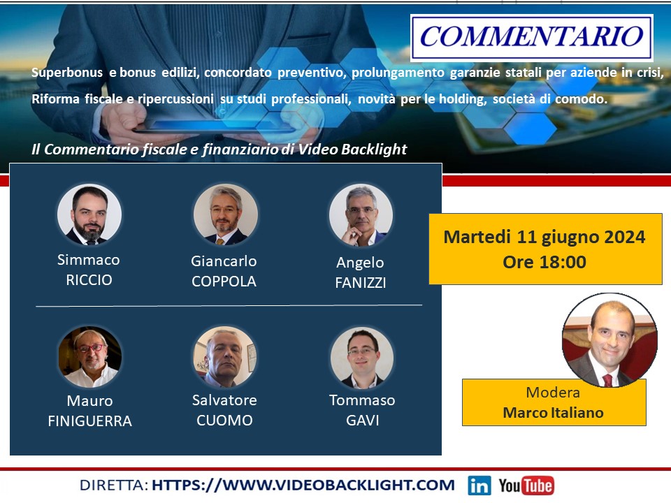Commentario Fiscale e Finanziario - Concordato preventivo, Superbonus e bonus edili, Holding e società di comodo